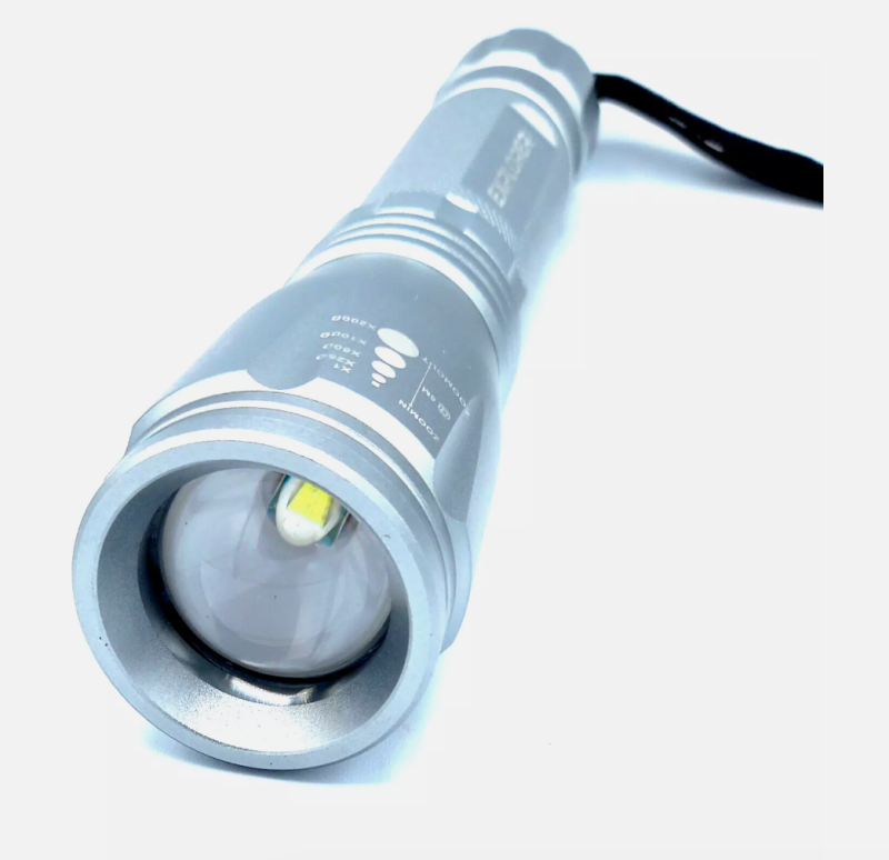 Aluminium Torch Powerful Super Bright 5 Mode LED Flashlight Adjustable 350m Beam - Image 7